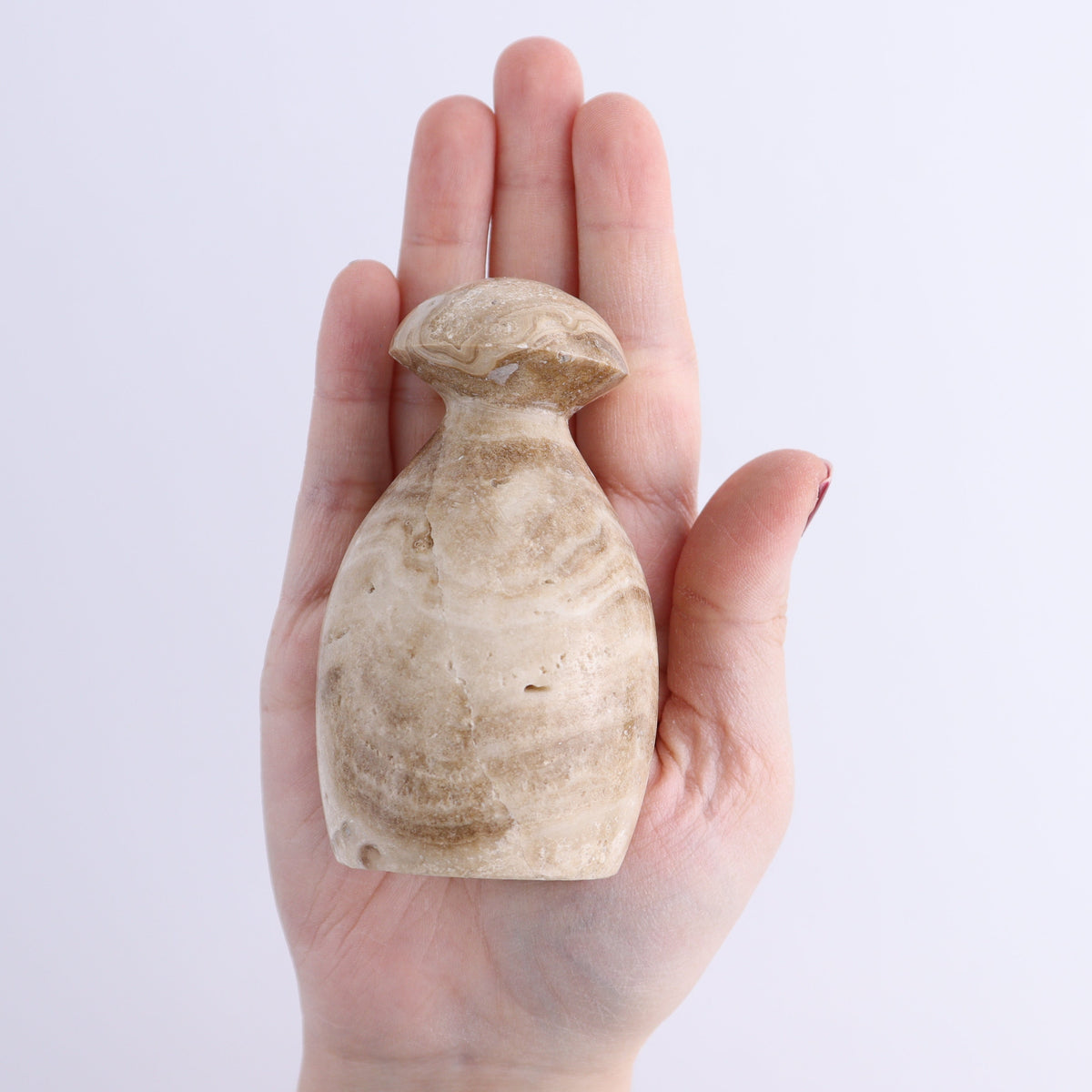 Mexican Onyx/Calcite Mushrooms Set of 6 | Mi Esperanza Minerals | Supplier of Crystals and Onyx