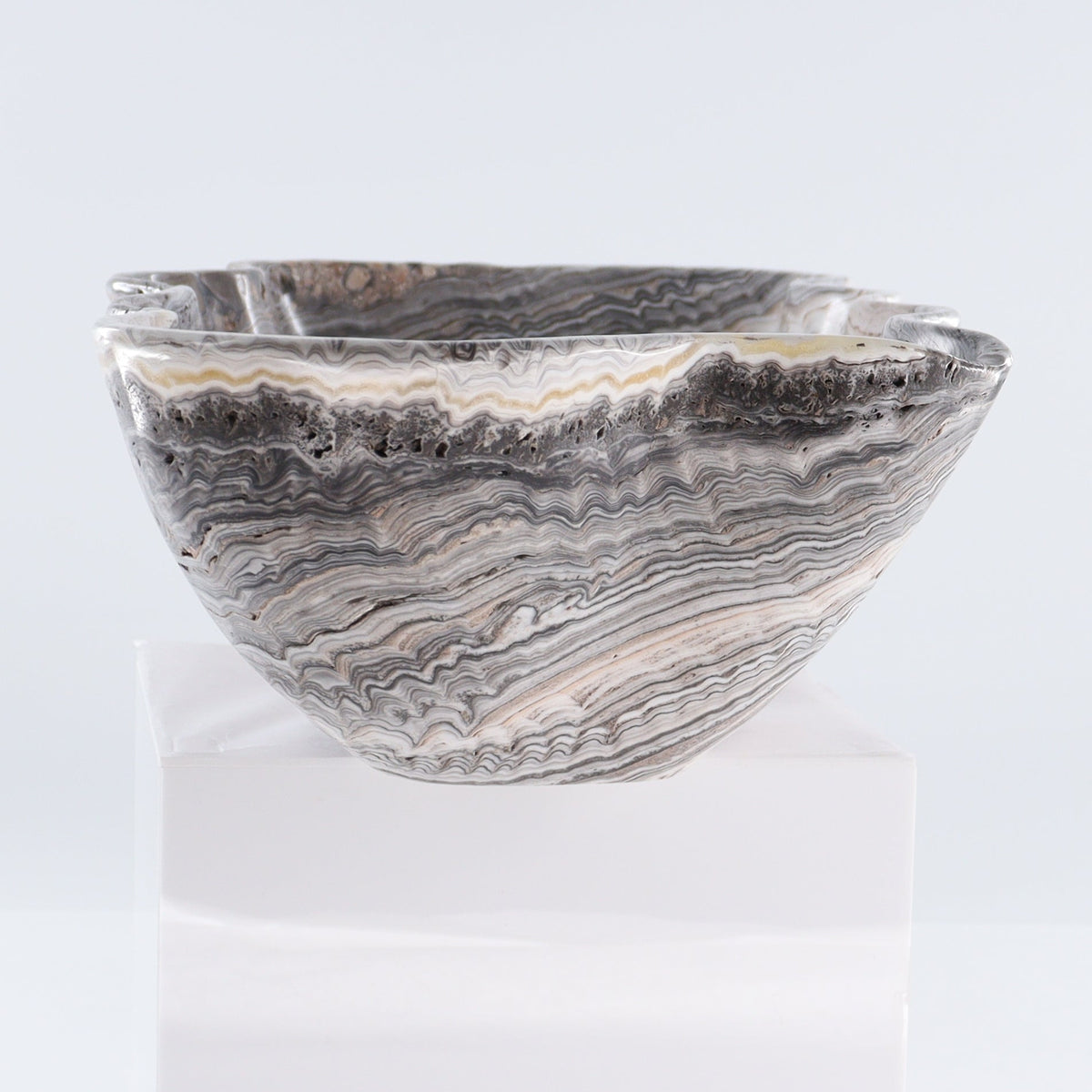 Mexican Onyx/Calcite Bowl | Mi Esperanza Minerals | Supplier of Crystals and Onyx