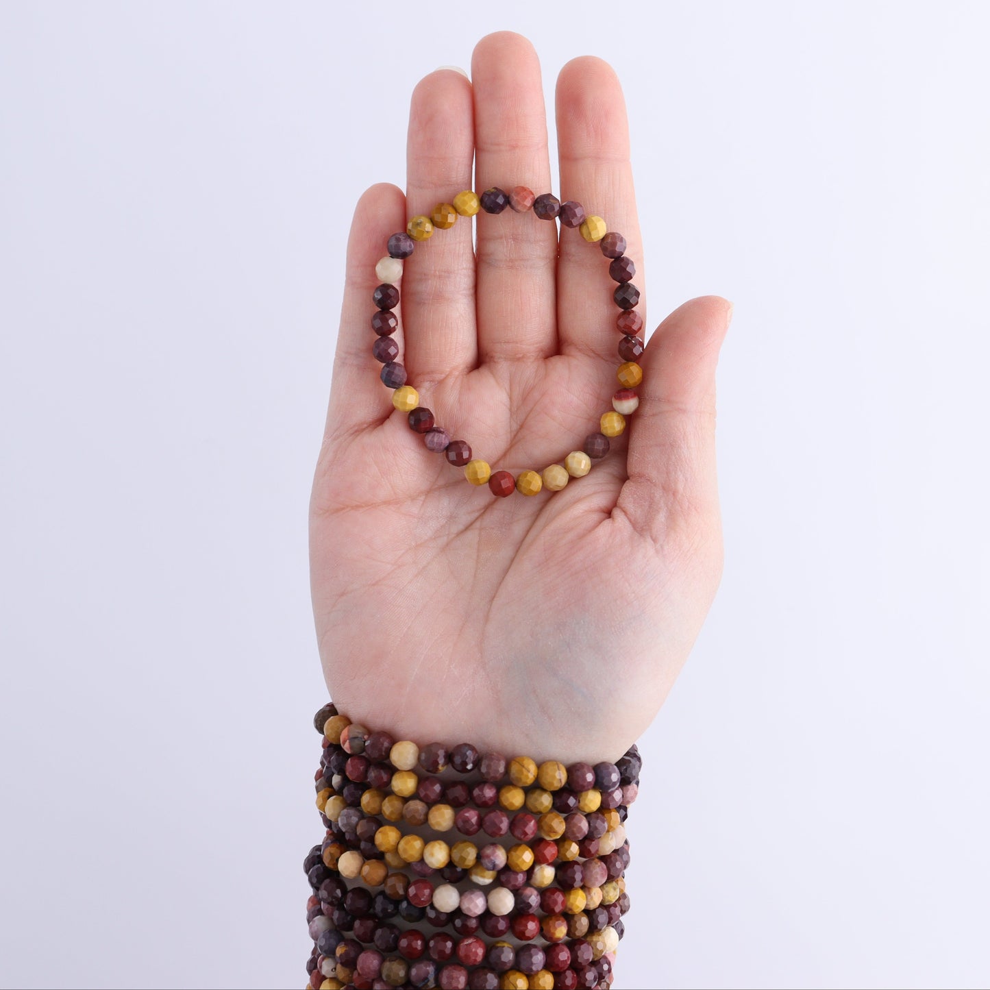 One Mookaite Faceted Bracelet | Mi Esperanza Minerals | Supplier of Crystals and Onyx