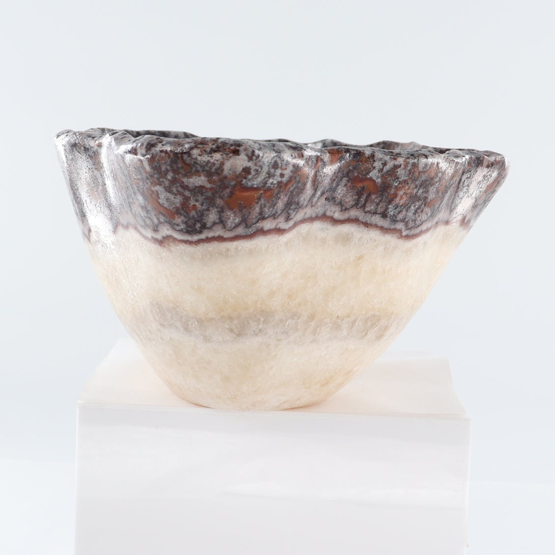 Mexican Onyx/Calcite Bowl 14"