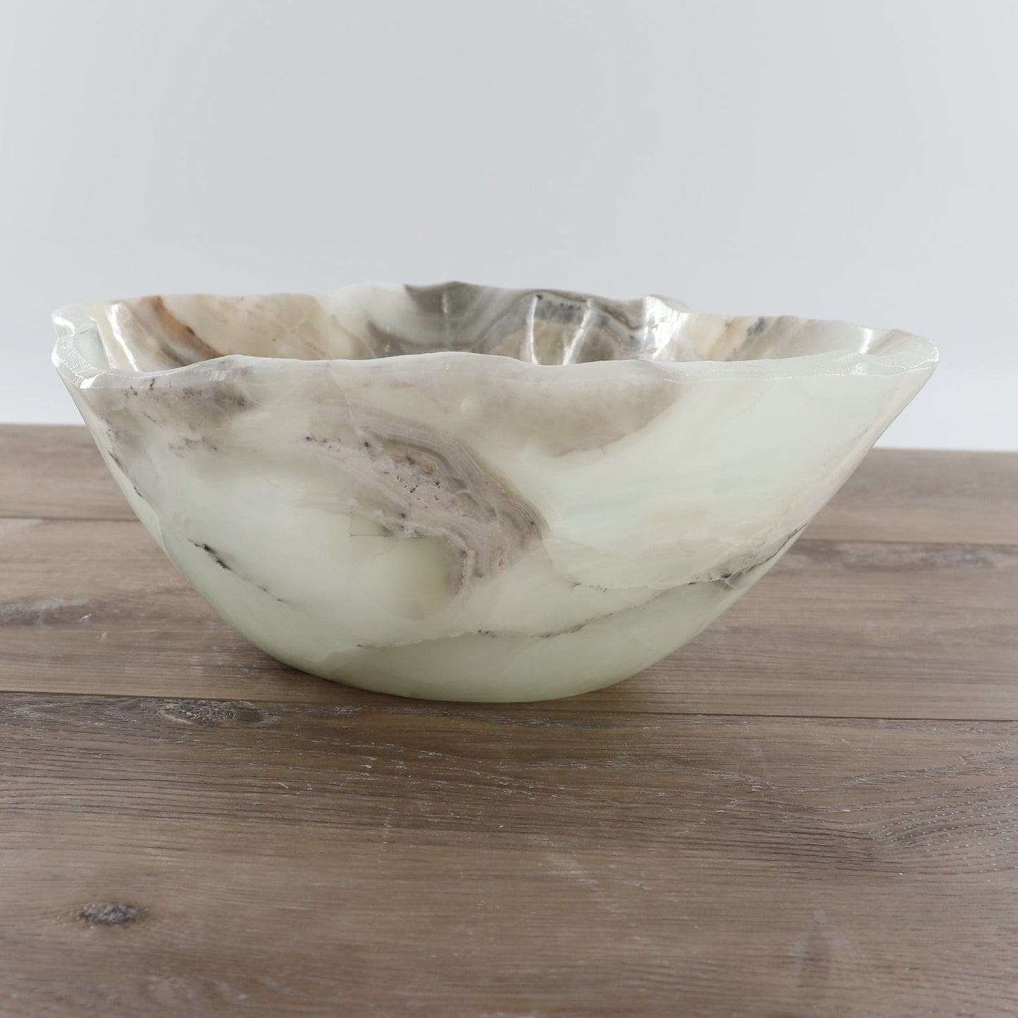 Mexican Onyx/Calcite Bowl 12"