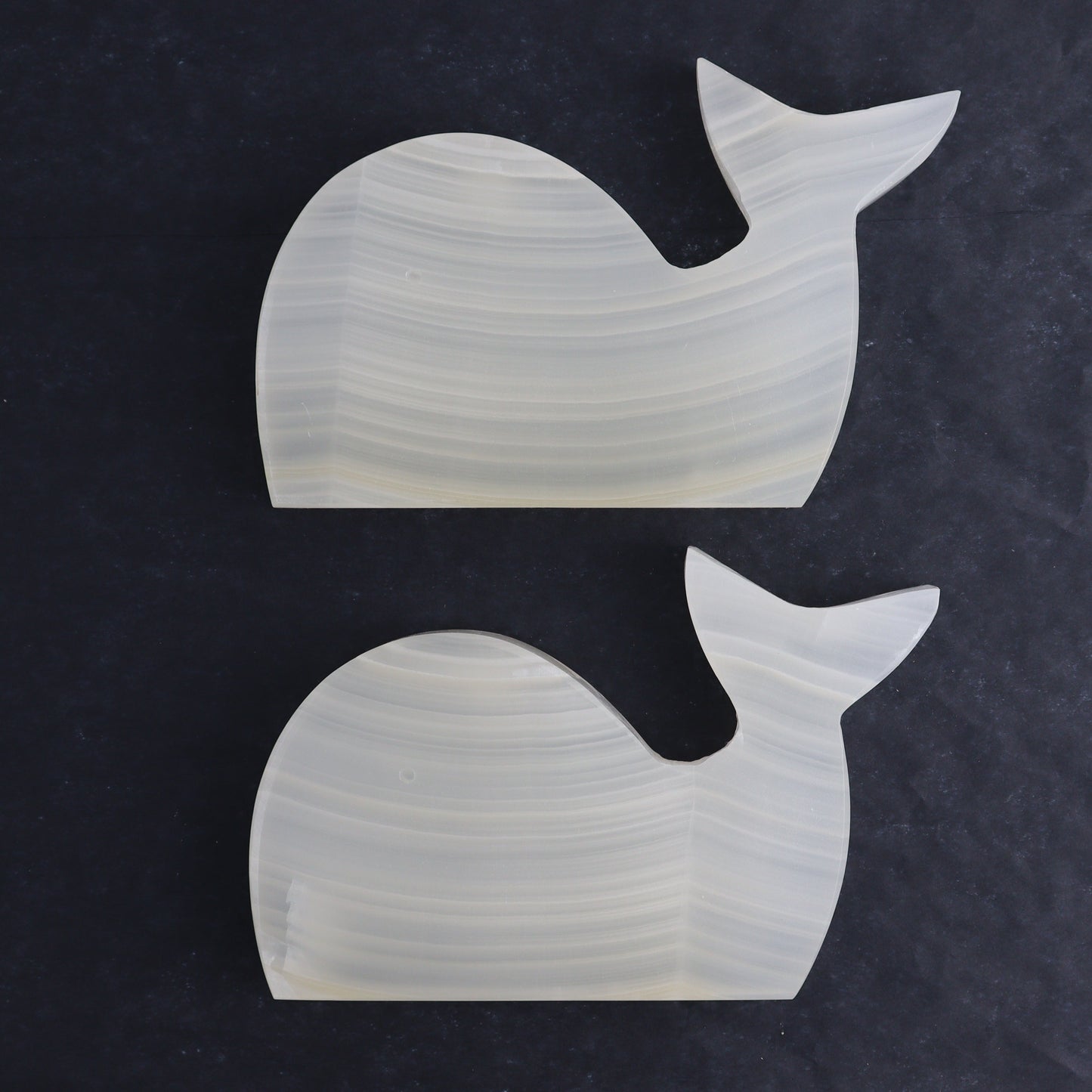 One White Onyx Whale | Mi Esperanza Minerals | Supplier of Crystals and Onyx