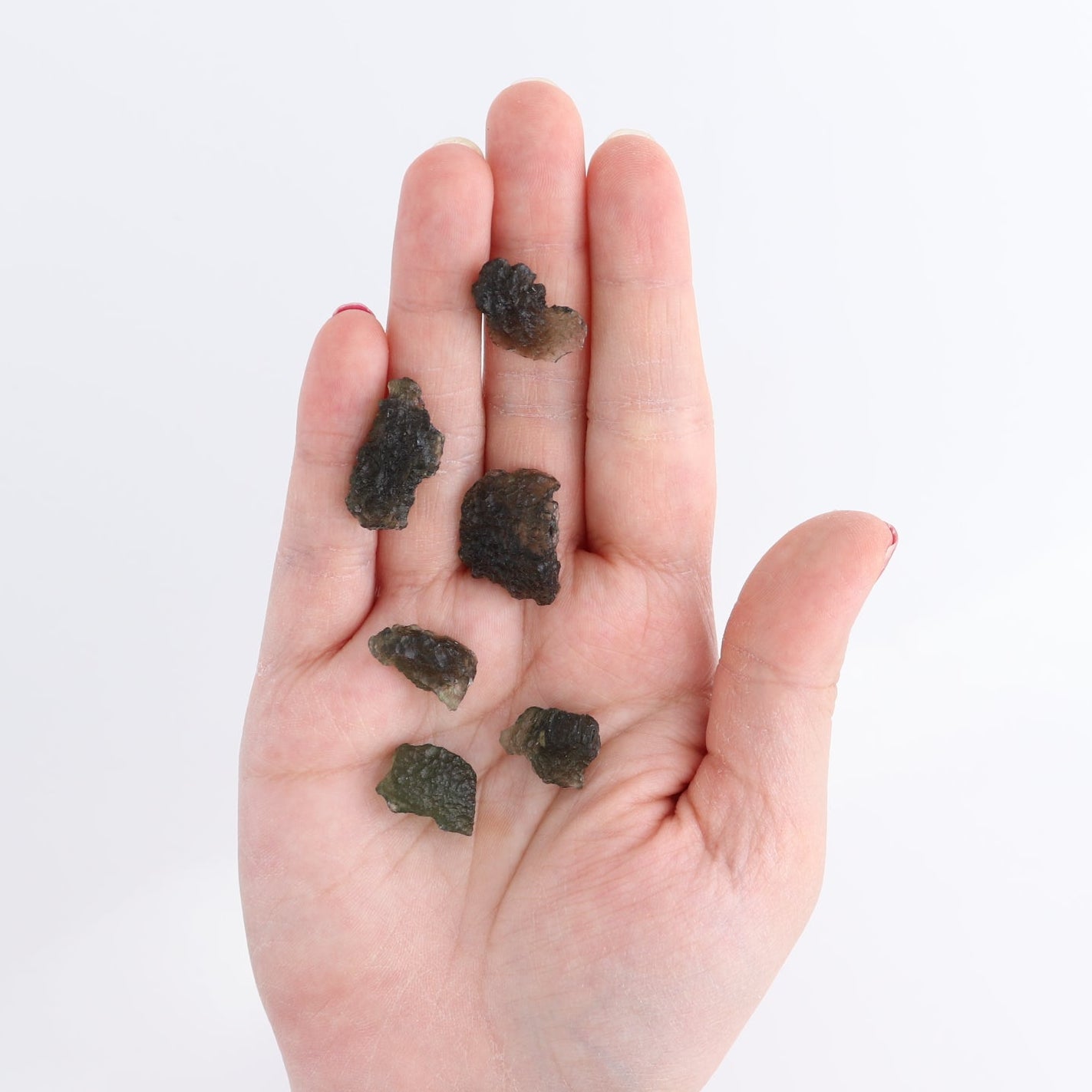 Moldavite Pieces Set of 6