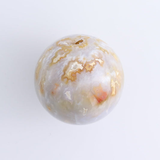 One Sphere Chalcedony Agate | Mi Esperanza Minerals | Supplier of Crystals and Onyx