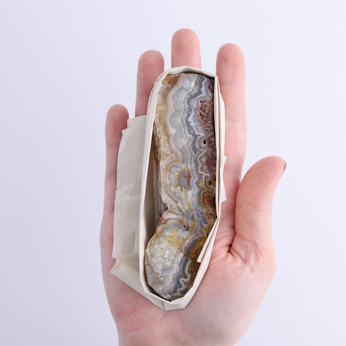 Crazy Lace Agate Flat of 15 | Mi Esperanza Minerals | Supplier of Crystals and Onyx