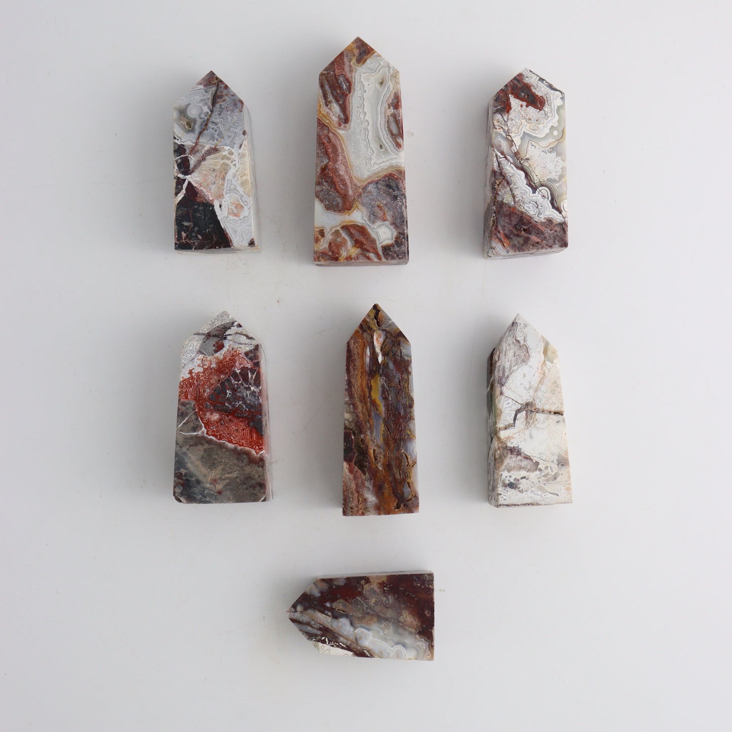 Crazy Lace Agate Towers - Expert Supplier of Wholesale Crystals & Bulk Gemstones