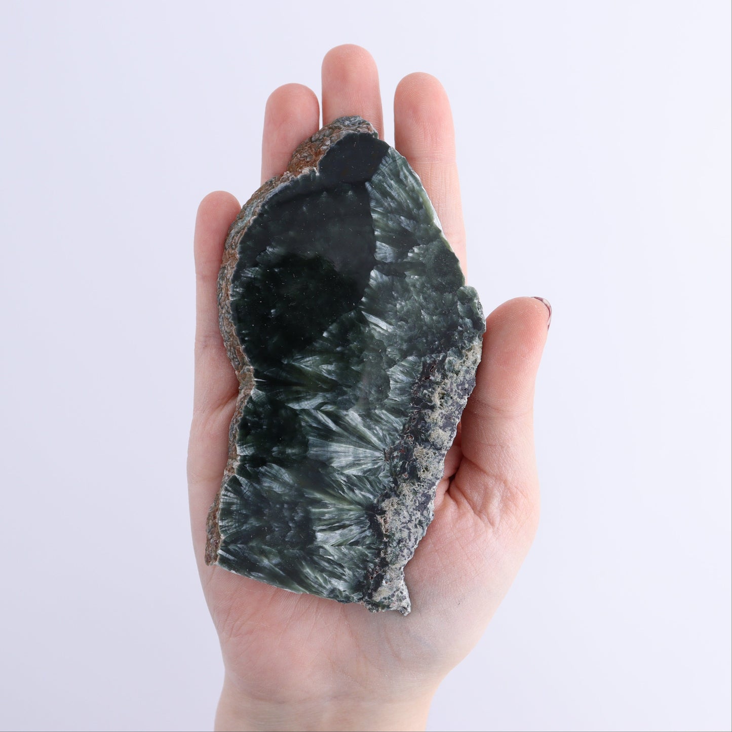 Seraphinite Slices Set of 4 | Mi Esperanza Minerals | Supplier of Crystals and Onyx