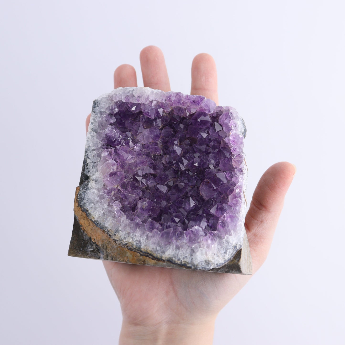 Uruguay Amethyst Cut Base Set of 4 | Mi Esperanza Minerals | Supplier of Crystals and Onyx