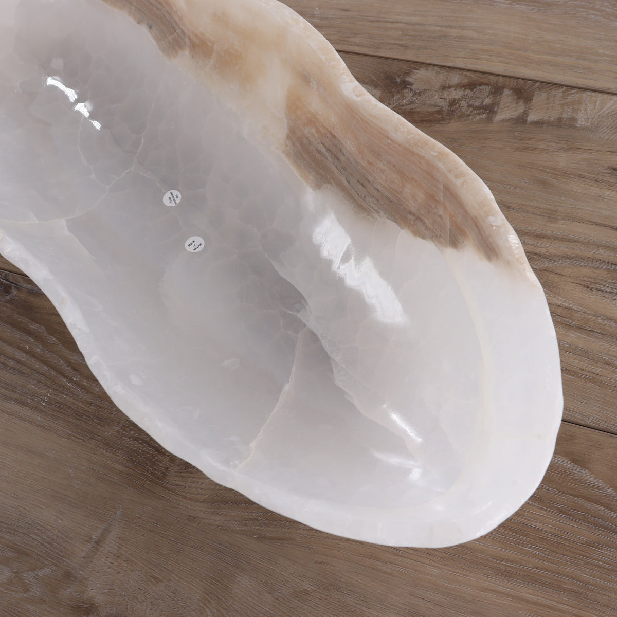 Mexican Onyx/Calcite Canoe Bowl | Mi Esperanza Minerals | Supplier of Crystals and Onyx