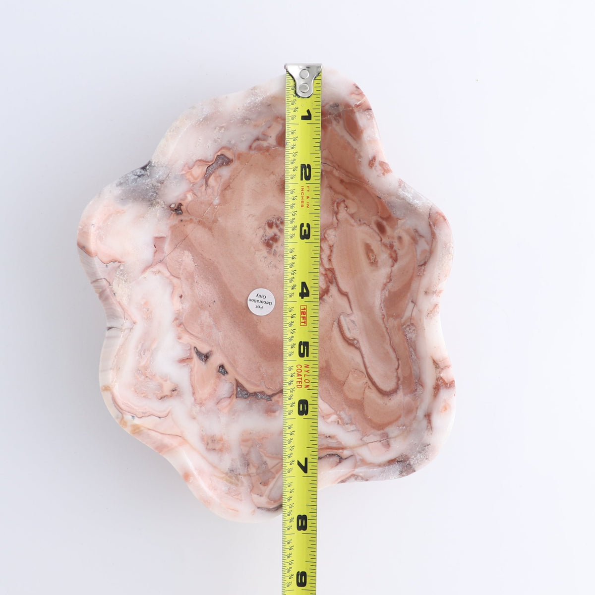 One Small Bowl Mexican Onyx/Calcite Red & White | Mi Esperanza Minerals | Supplier of Crystals and Onyx