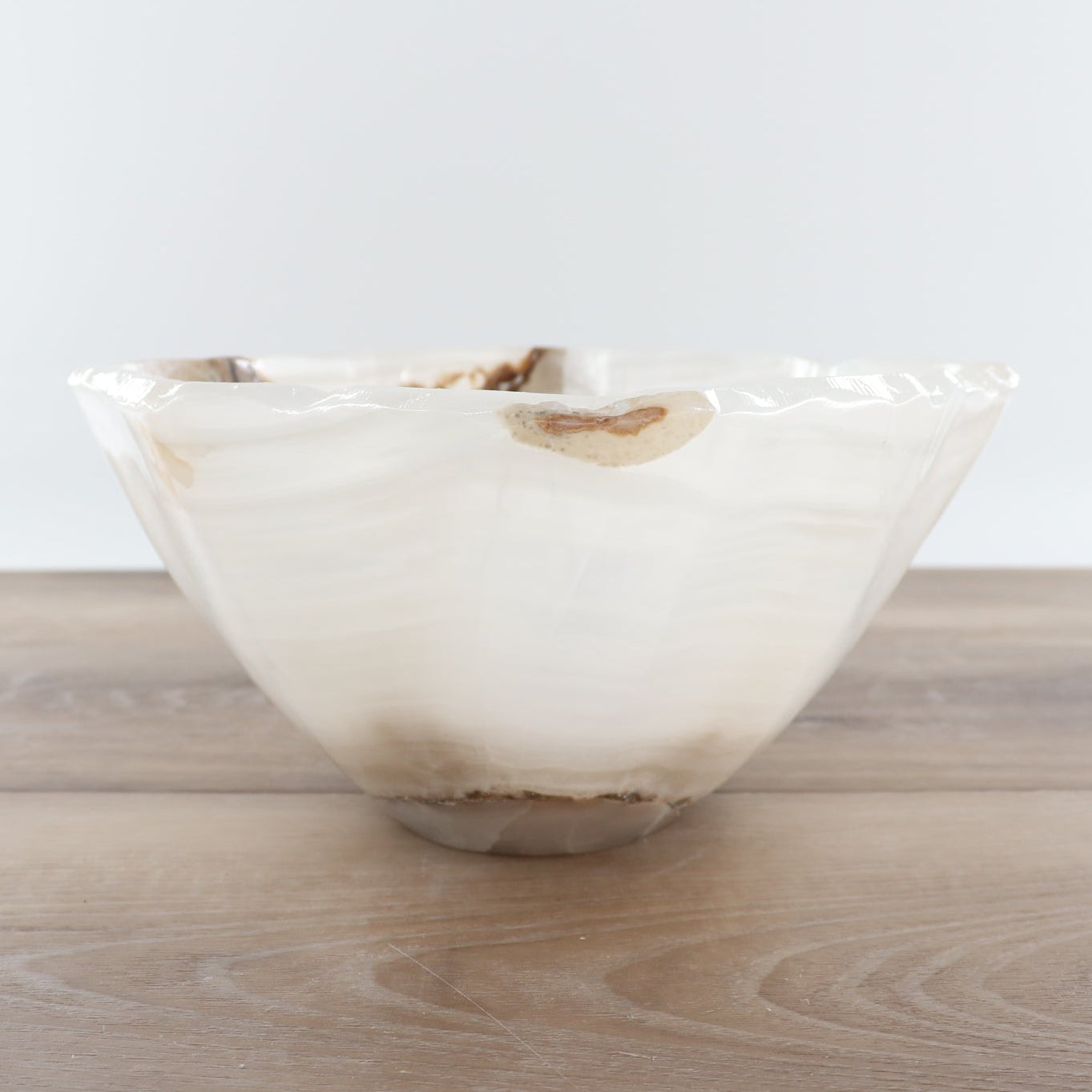 Mexican Onyx/Calcite Bowl 12"