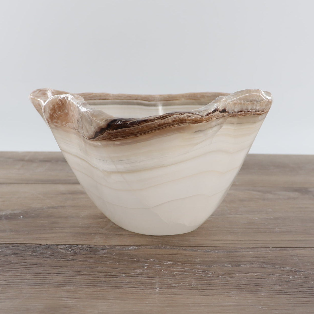 Mexican Onyx/Calcite Bowl 11"