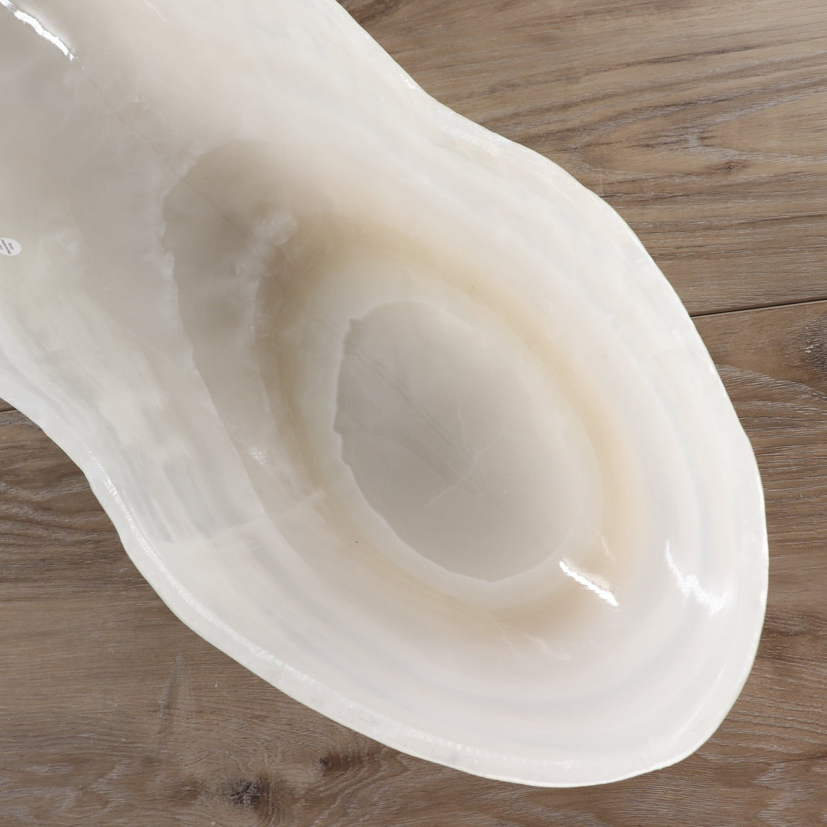 Mexican Onyx/Calcite Canoe Bowl 39"