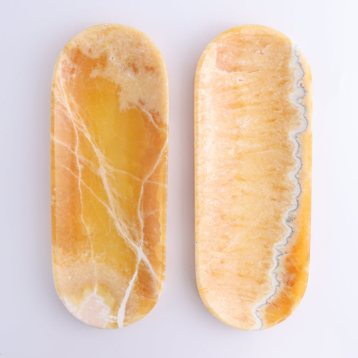 One Oval Dish Mexican Onyx/Calcite Orange | Mi Esperanza Minerals | Supplier of Crystals and Onyx
