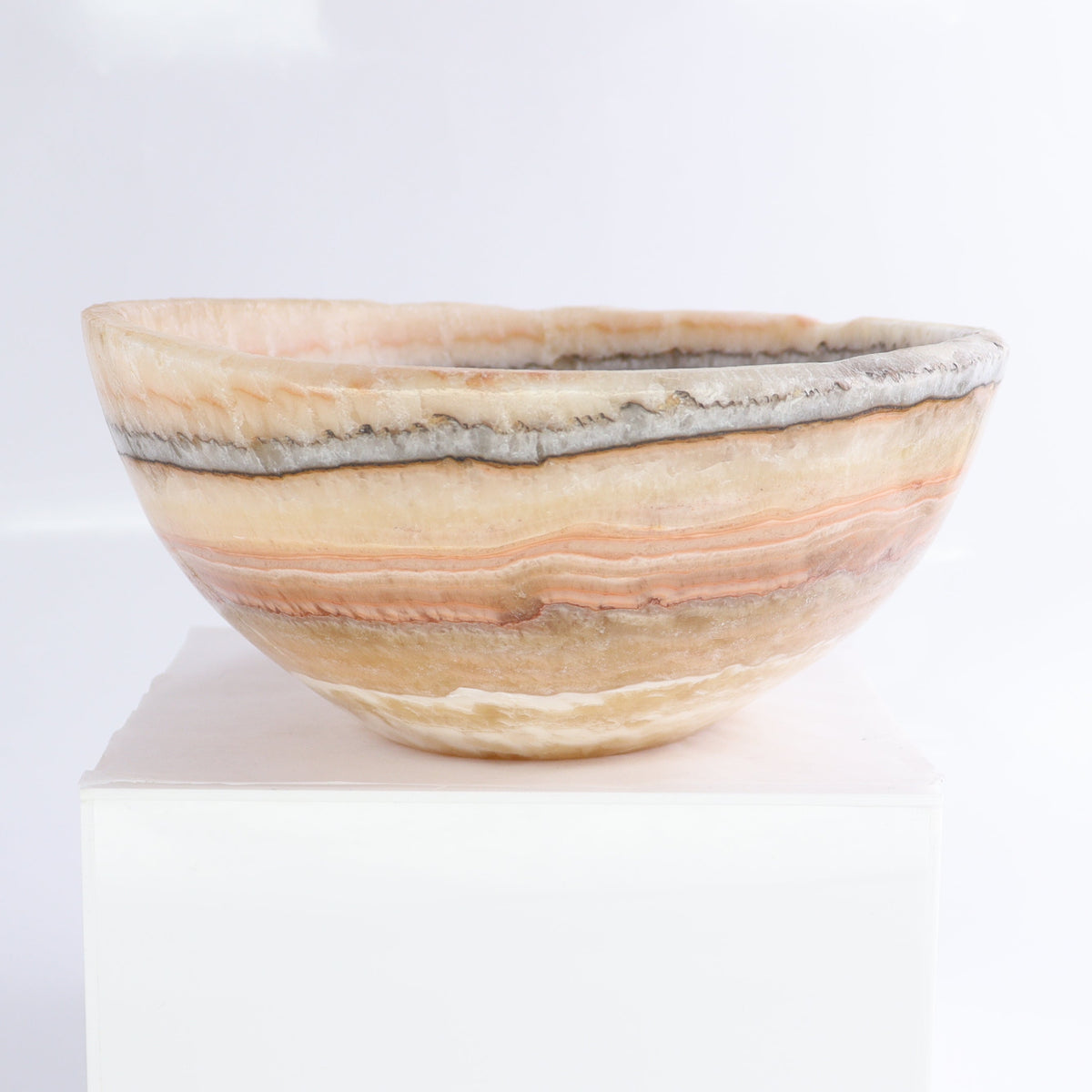 Mexican Onyx/Calcite Bowl | Mi Esperanza Minerals | Supplier of Crystals and Onyx