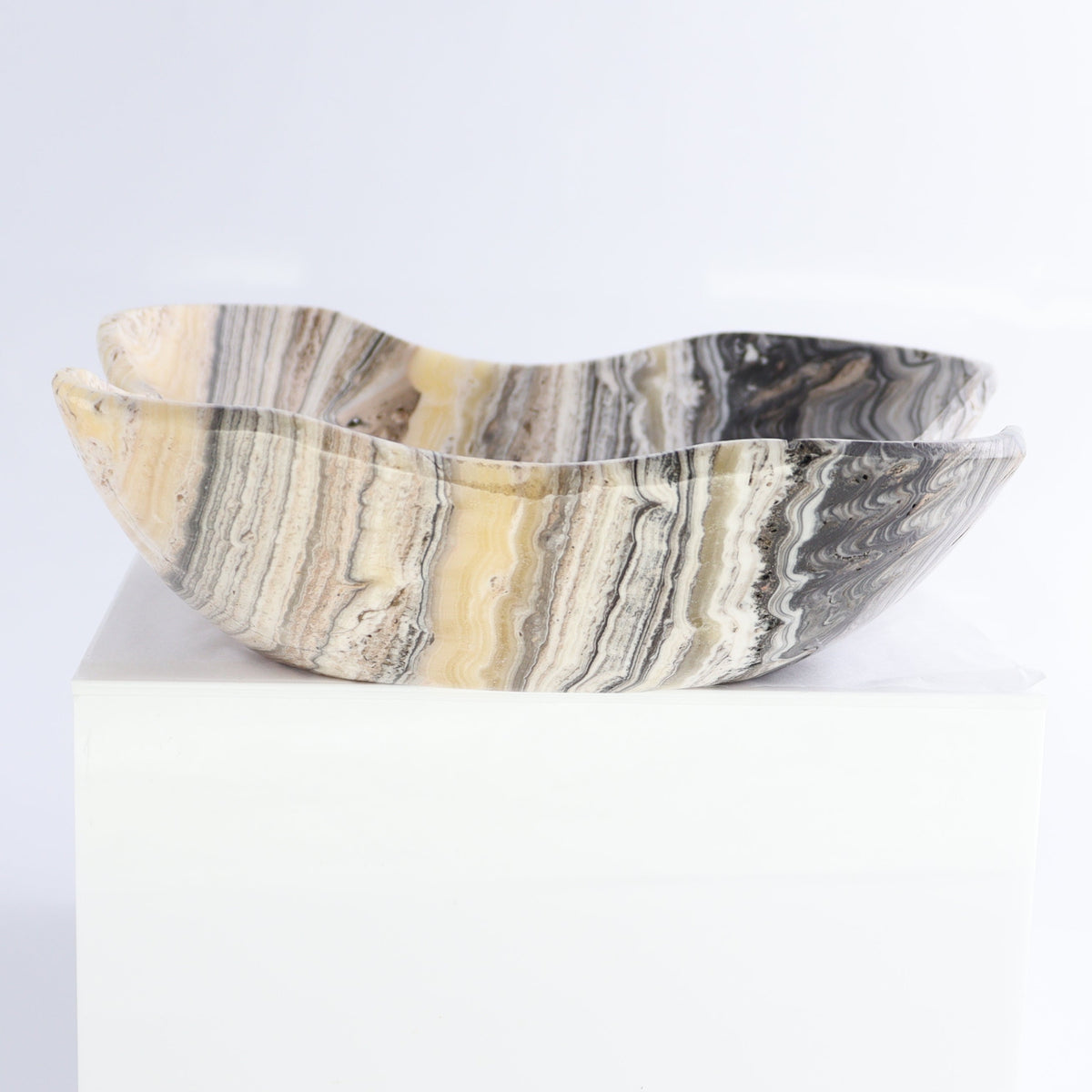 Zebra Onyx Bowl | Mi Esperanza Minerals | Supplier of Crystals and Onyx