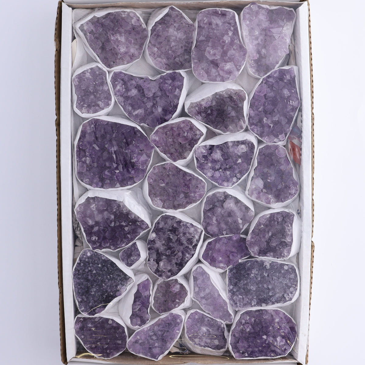 One Uruguay Amethyst Clusters Flat | Mi Esperanza Minerals | Supplier of Crystals and Onyx