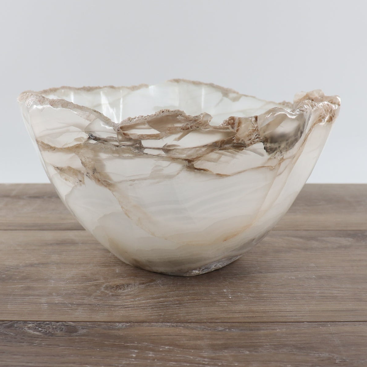 Mexican Onyx/Calcite Bowl 12"