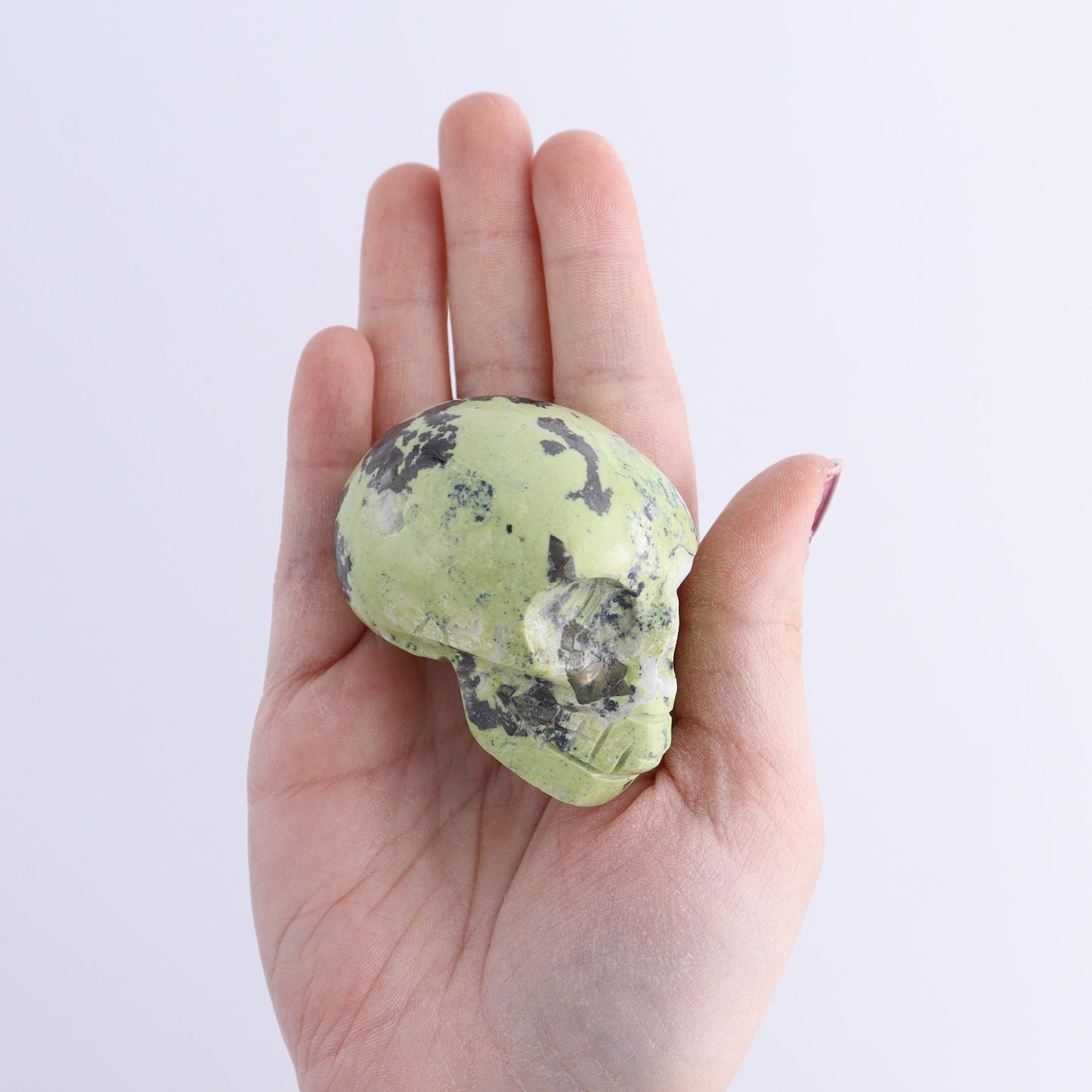 Serpentine Skulls Set of 4