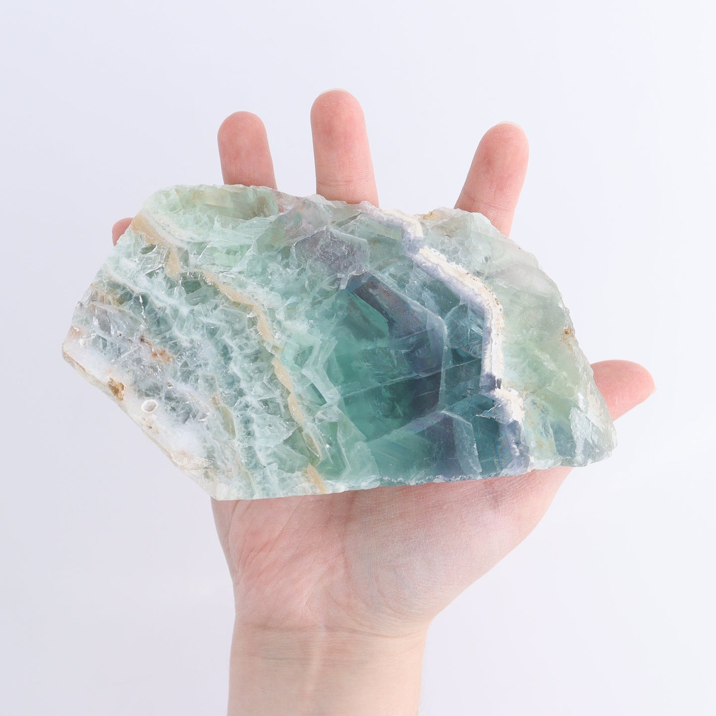 Fluorite Face Polished Set of 8 | Mi Esperanza Minerals | Supplier of Crystals and Onyx