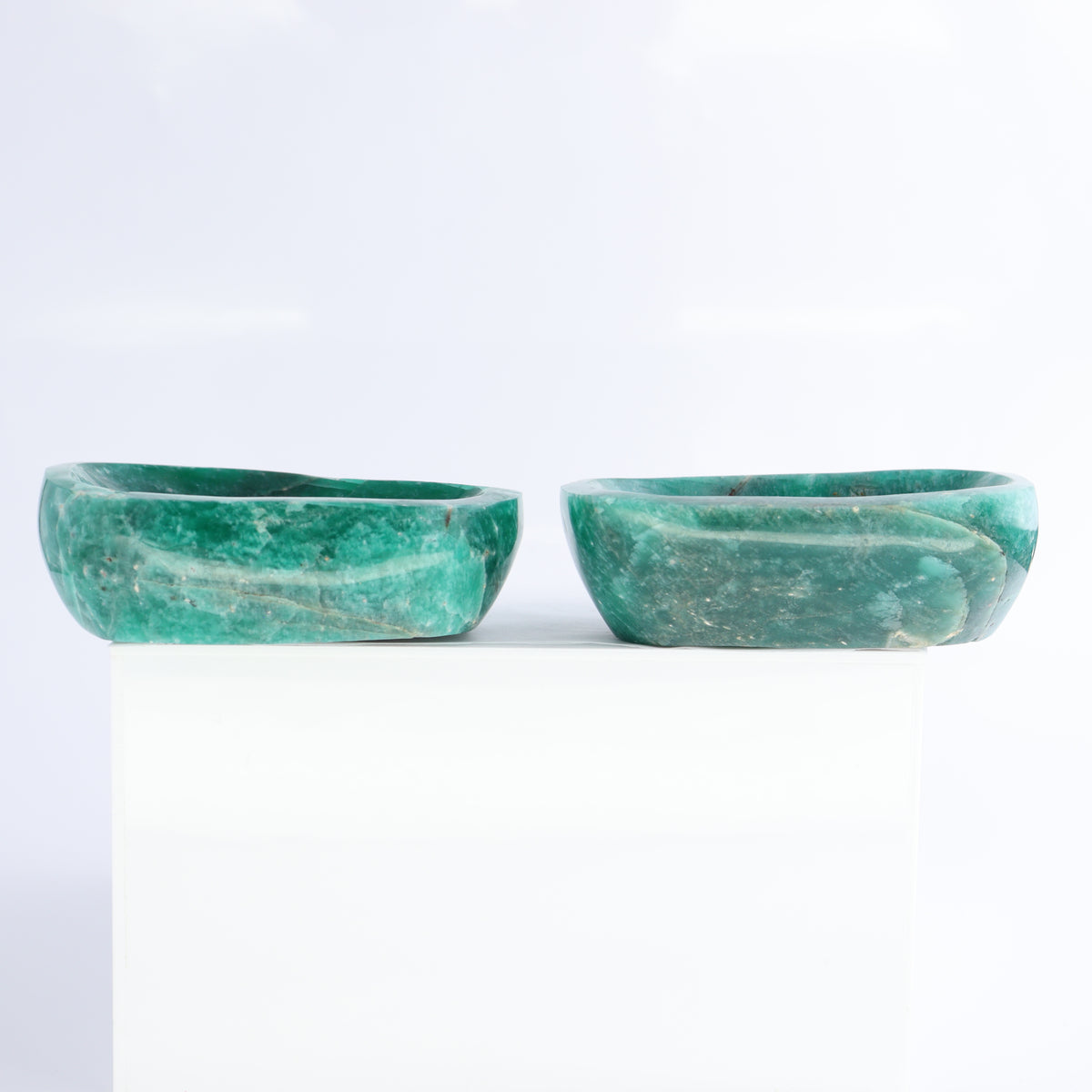 Amazonite Bowls Set of 8 | Mi Esperanza Minerals | Supplier of Crystals and Onyx
