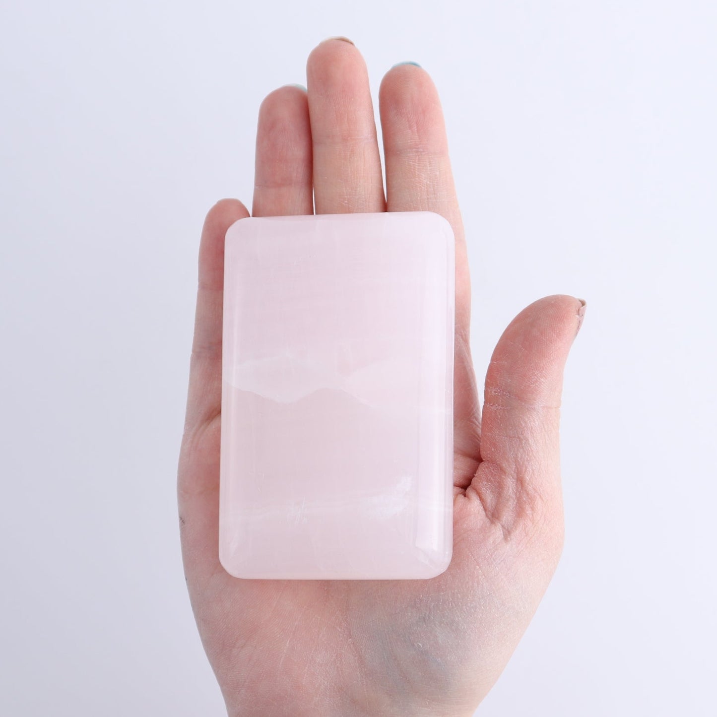 Pink Mangano Calcite Rectangles Set of 12