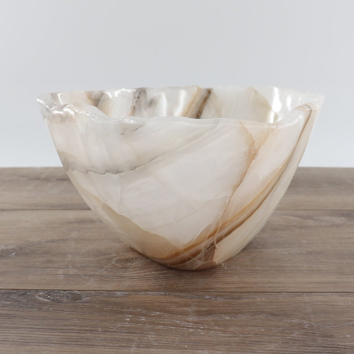 Mexican Onyx/Calcite Bowl 12"