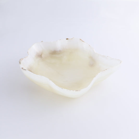 One Bowl Mexican Onyx/Calcite White | Mi Esperanza Minerals | Supplier of Crystals and Onyx