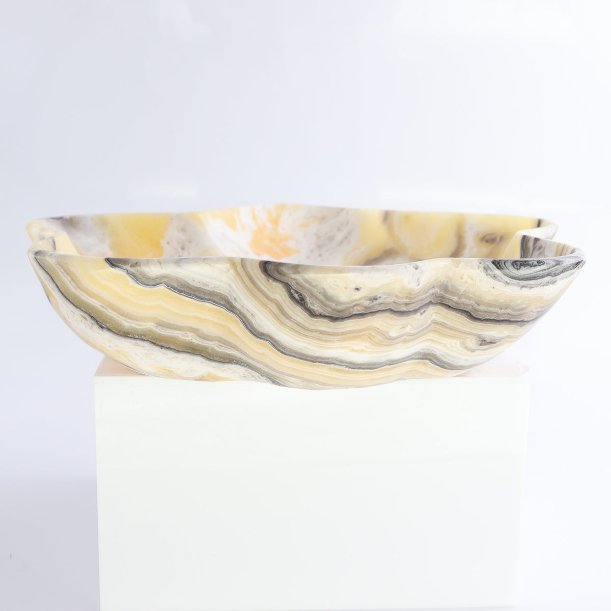 Zebra Onyx Bowl | Mi Esperanza Minerals | Supplier of Crystals and Onyx