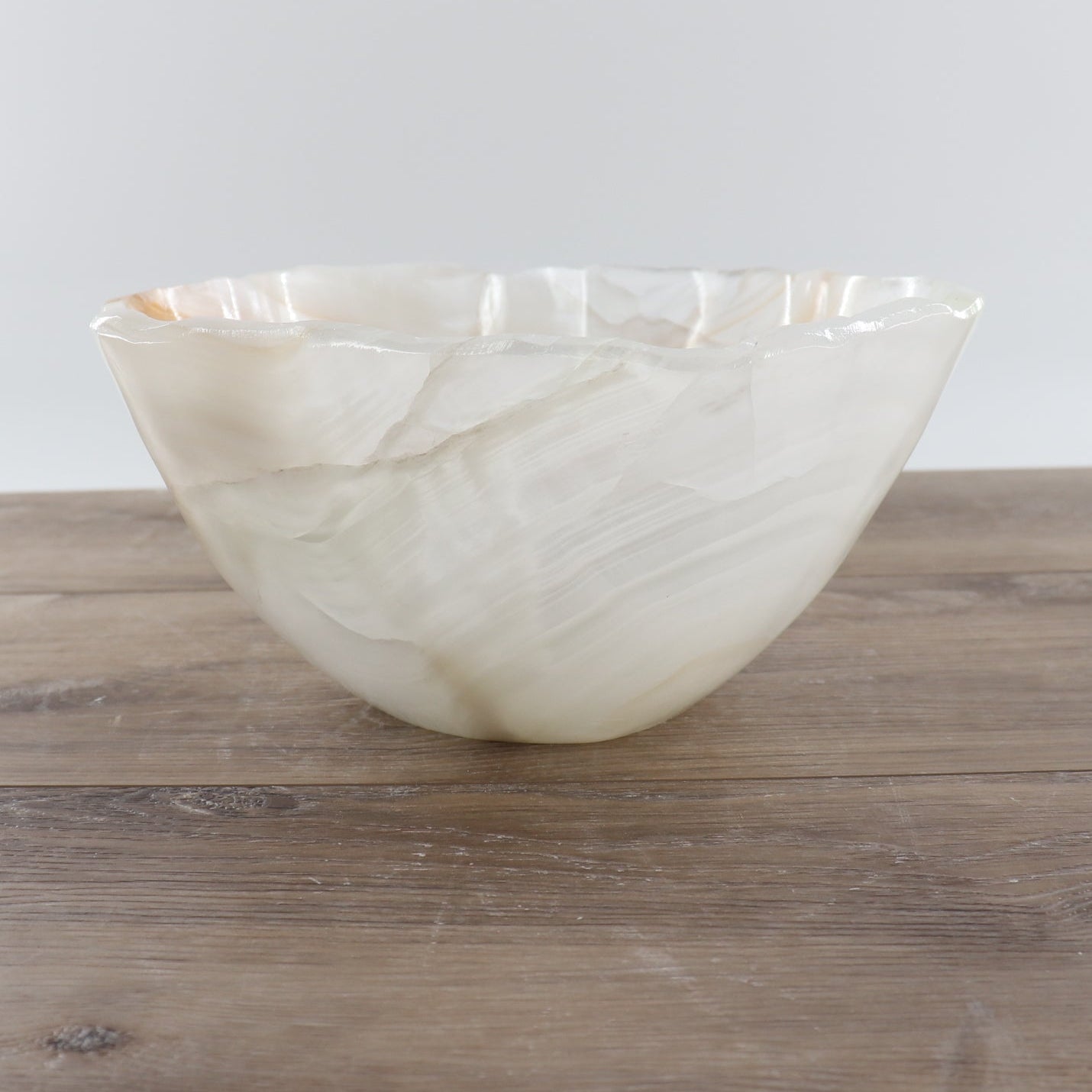 Mexican Onyx/Calcite Bowl 11"