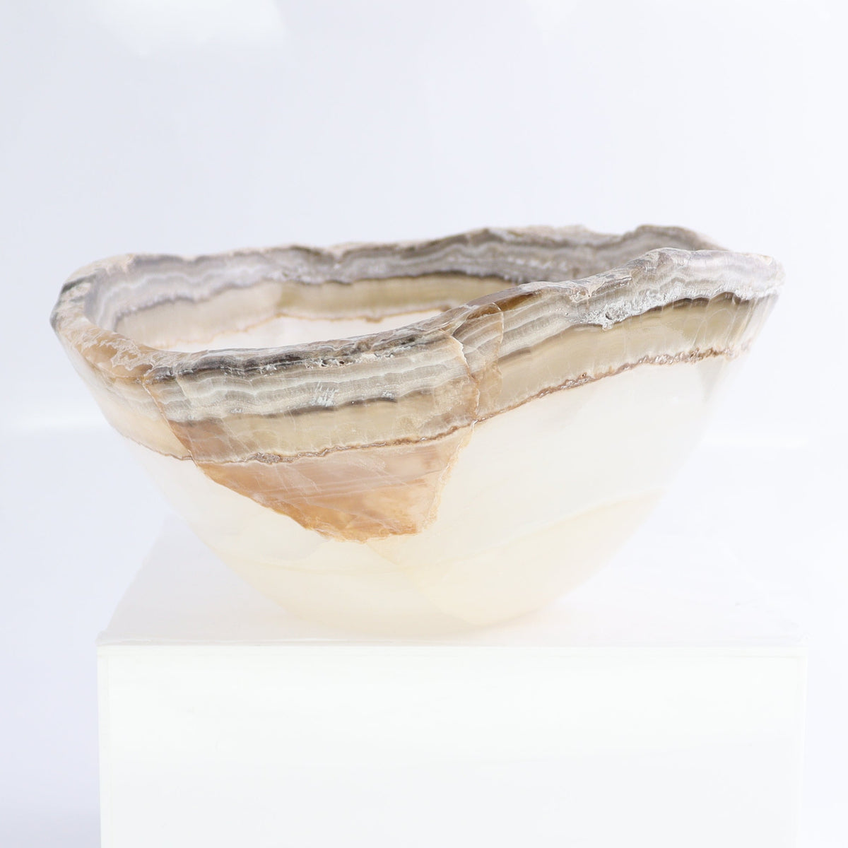 Mexican Onyx/Calcite Bowl | Mi Esperanza Minerals | Supplier of Crystals and Onyx