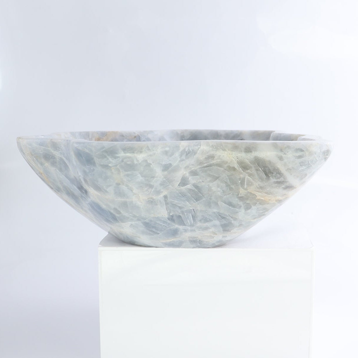 Blue Calcite Bowl