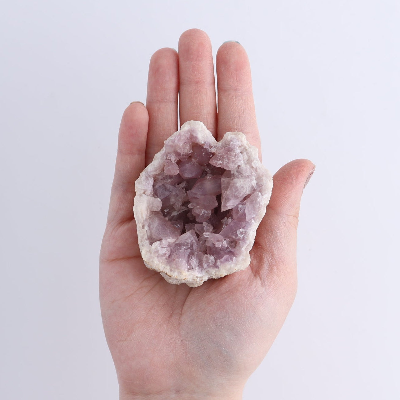 Pink Amethyst Geodes from Argentina Set of 24