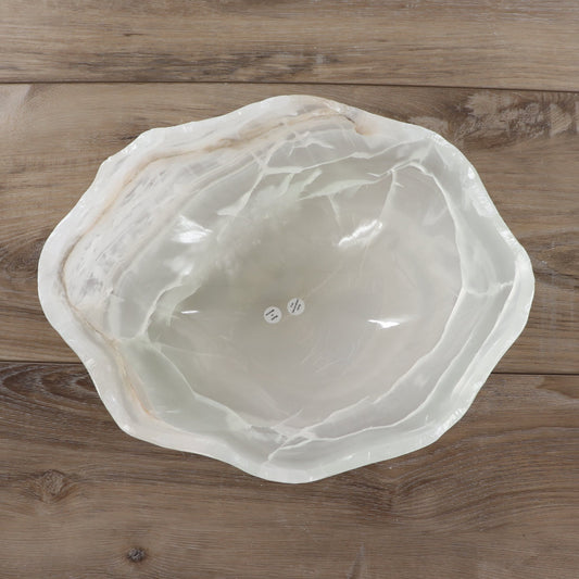 Mexican Onyx/Calcite Bowl 12"