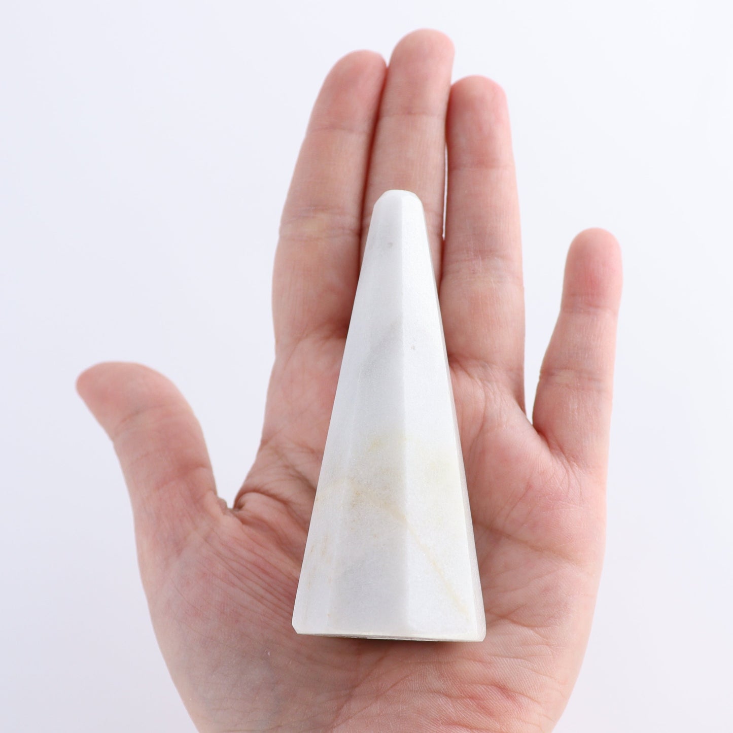 One White Marble Ring Holder | Mi Esperanza Minerals | Supplier of Crystals and Onyx