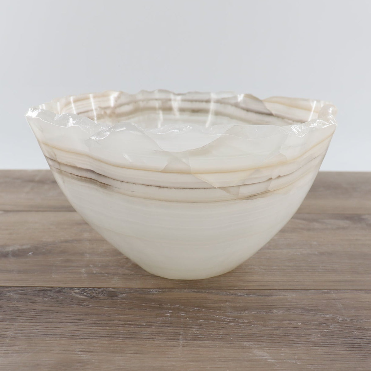 Mexican Onyx/Calcite Bowl 12"