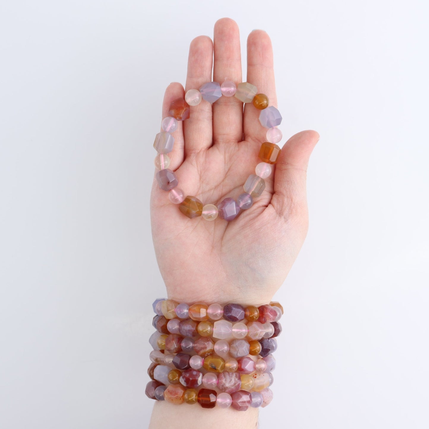 One Mixed Agate Bracelet