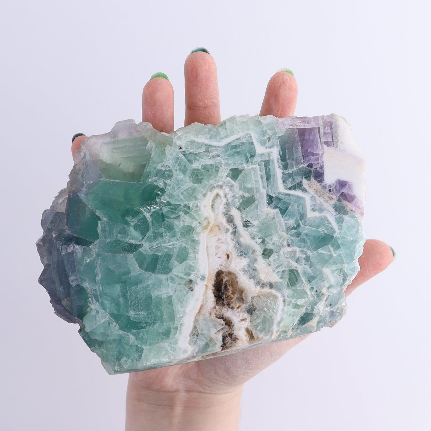 Fluorite Face Polished Set of 8 | Mi Esperanza Minerals | Supplier of Crystals and Onyx
