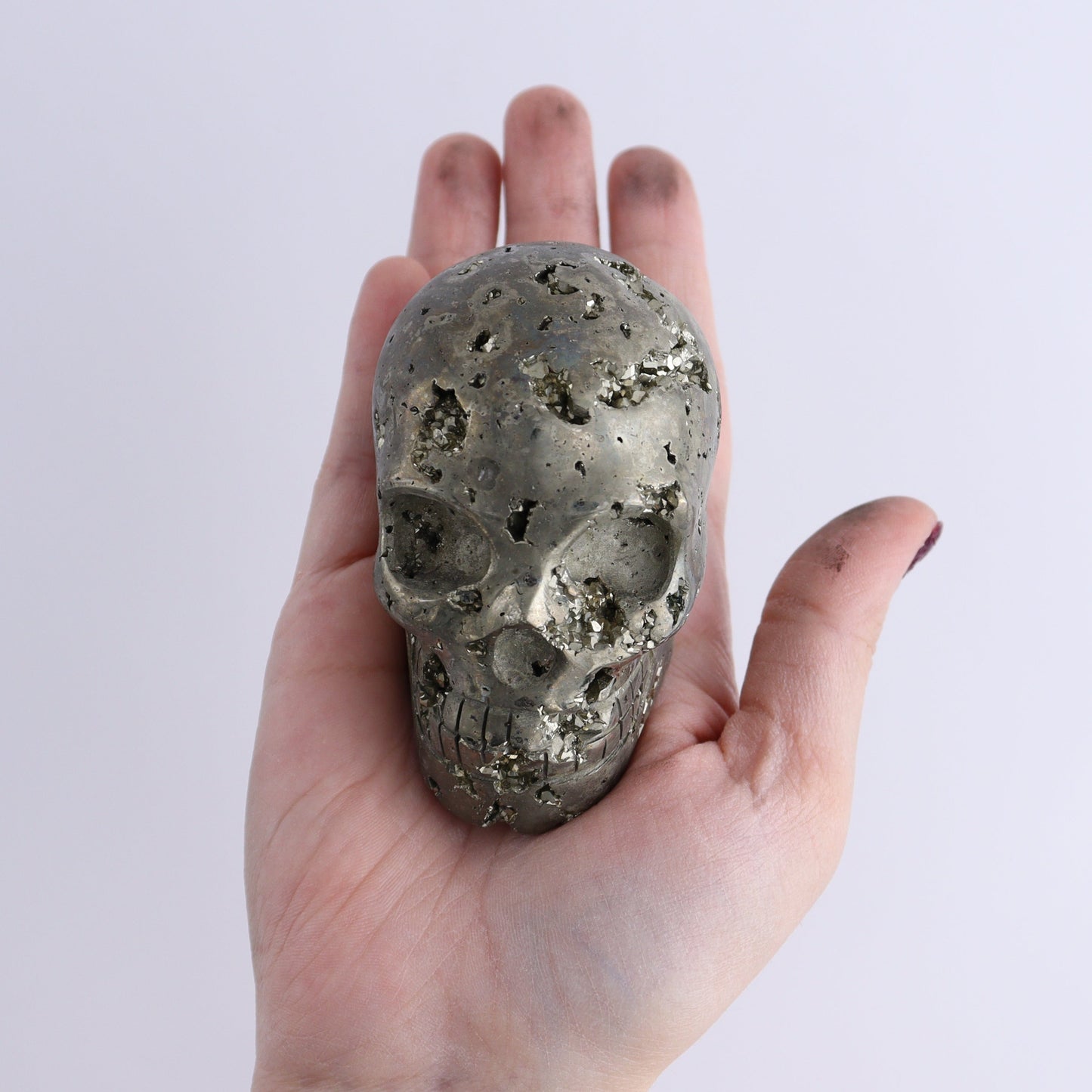 Pyrite Skulls Set of 5 | Mi Esperanza Minerals | Supplier of Crystals and Onyx