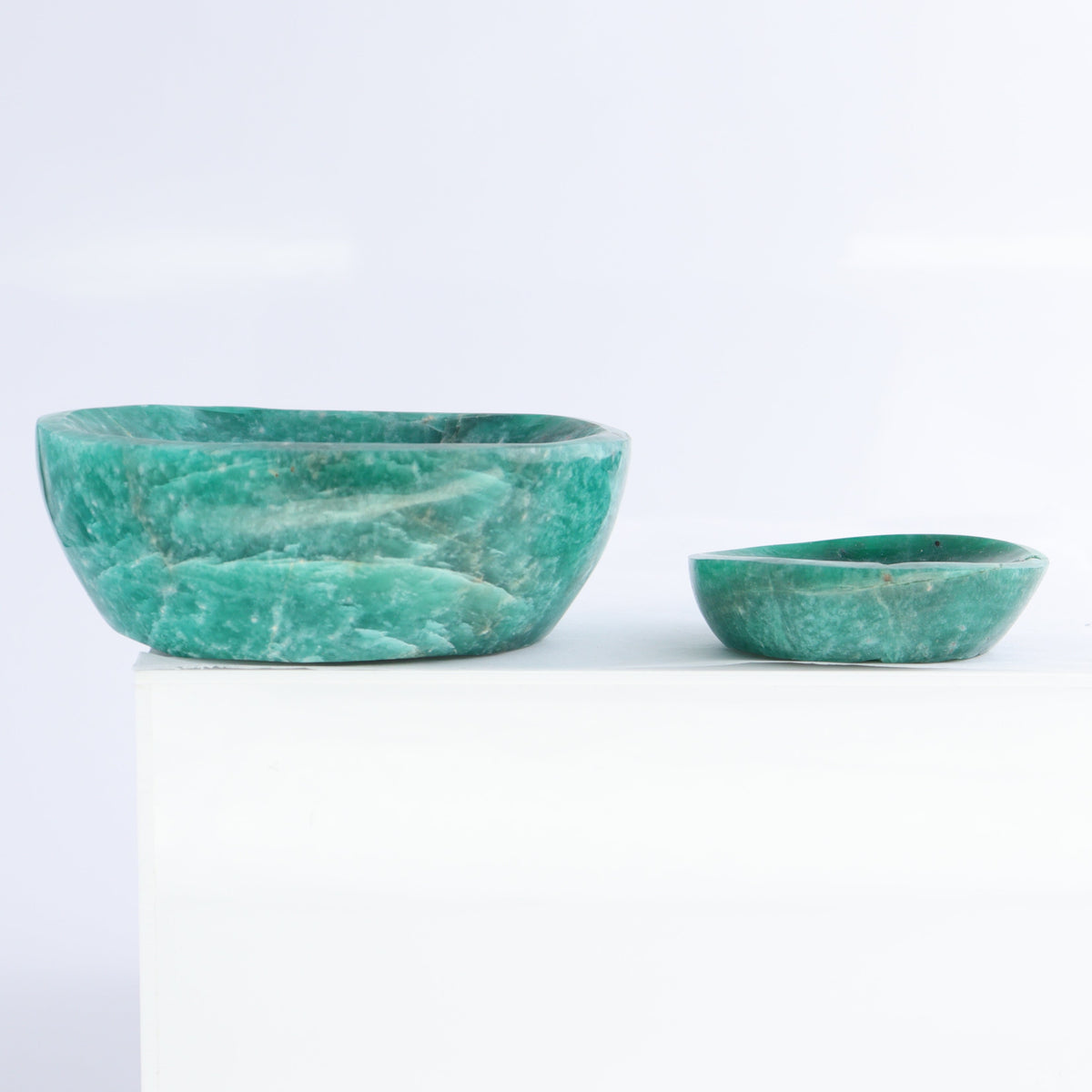 Amazonite Bowls Set of 8 | Mi Esperanza Minerals | Supplier of Crystals and Onyx