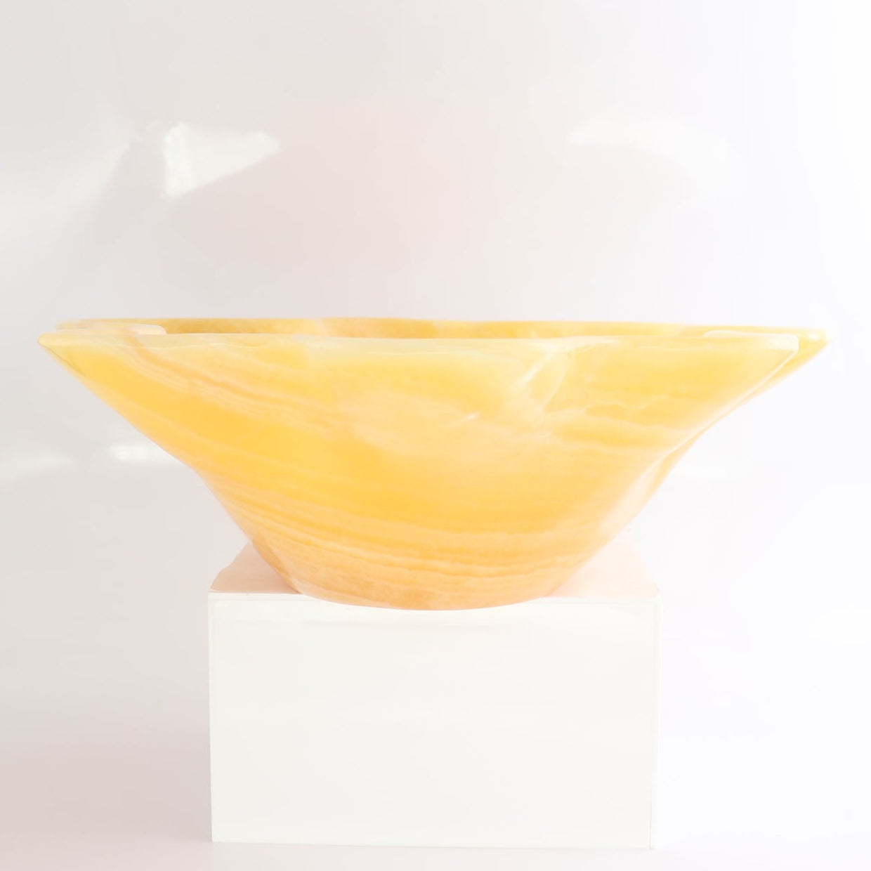 Mexican Onyx/Calcite Bowl 25"