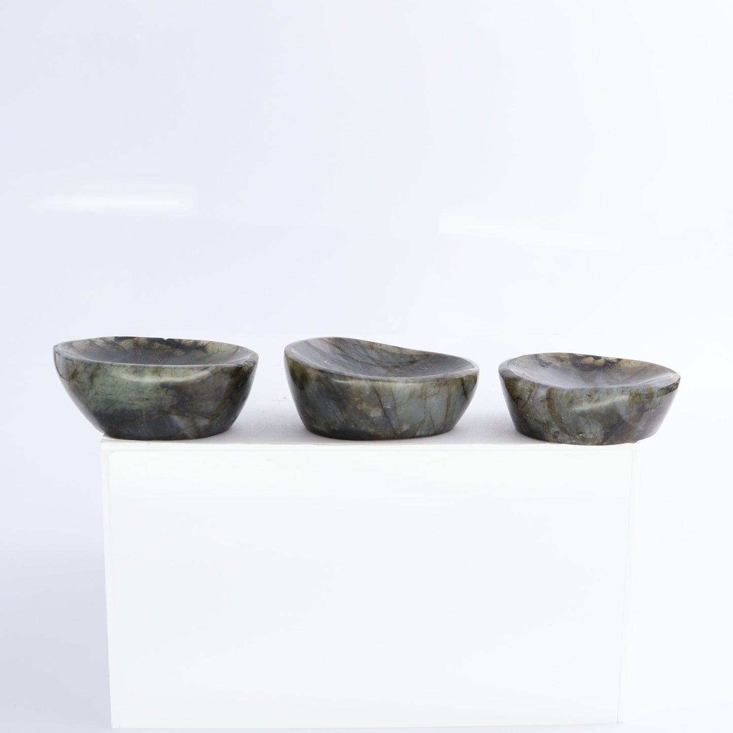 Labradorite Bowls Set of 11 | Mi Esperanza Minerals | Supplier of Crystals and Onyx