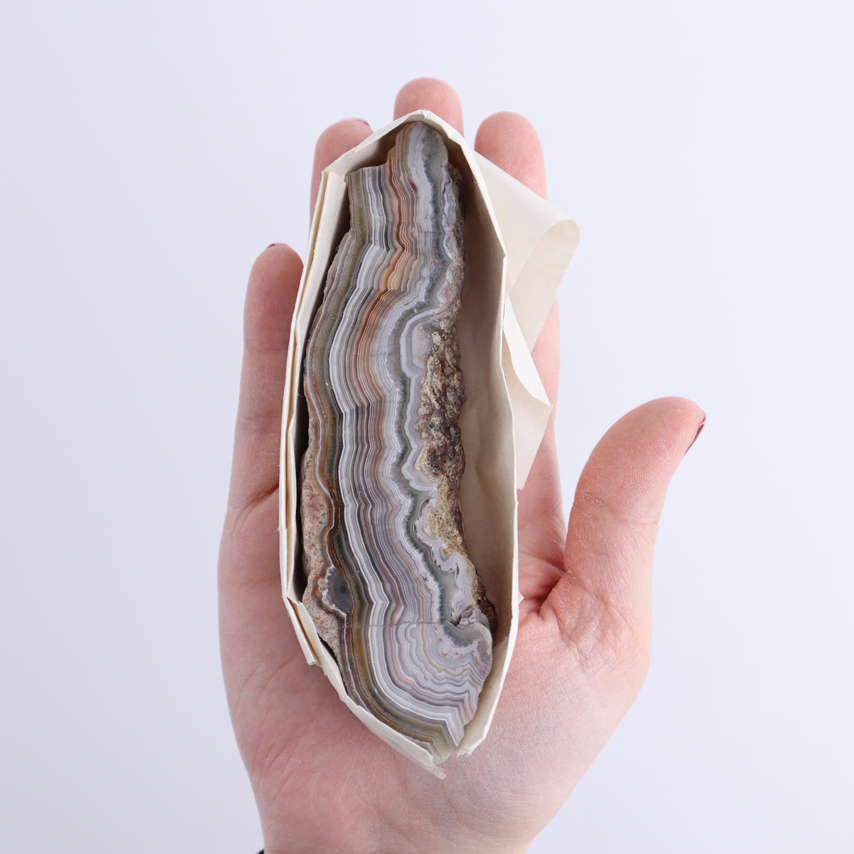 Crazy Lace Agate Flat of 12 | Mi Esperanza Minerals | Supplier of Crystals and Onyx