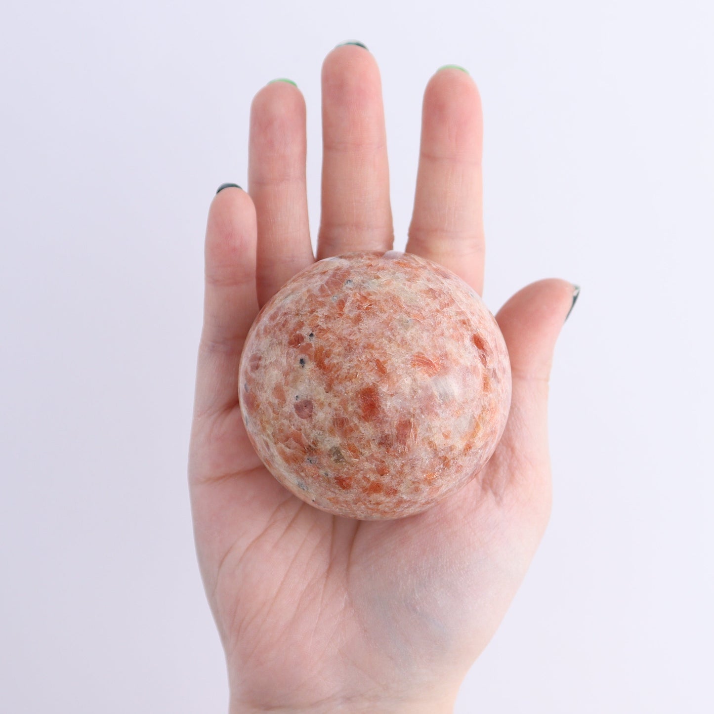 Sunstone Spheres Set of 5 | Mi Esperanza Minerals | Supplier of Crystals and Onyx