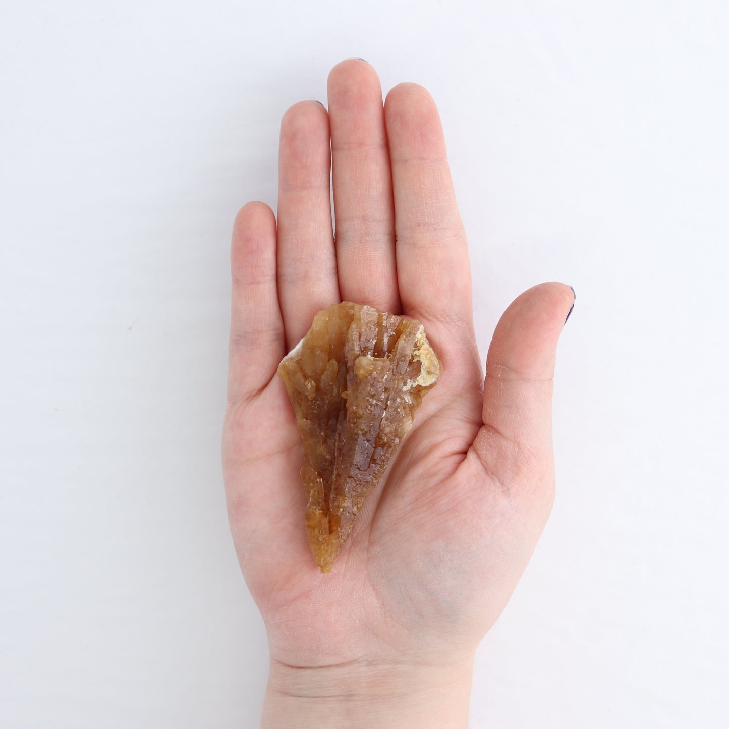 Honey Colored Quartz Flat from Morocco