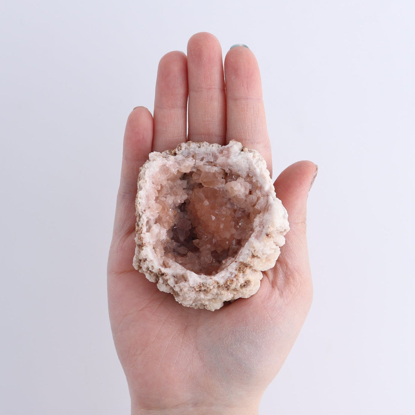 Pink Amethyst Geodes from Argentina Set of 24