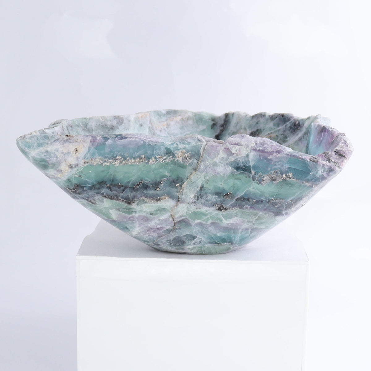 Fluorite Bowl 13" | Mi Esperanza Minerals | Supplier of Crystals and Onyx