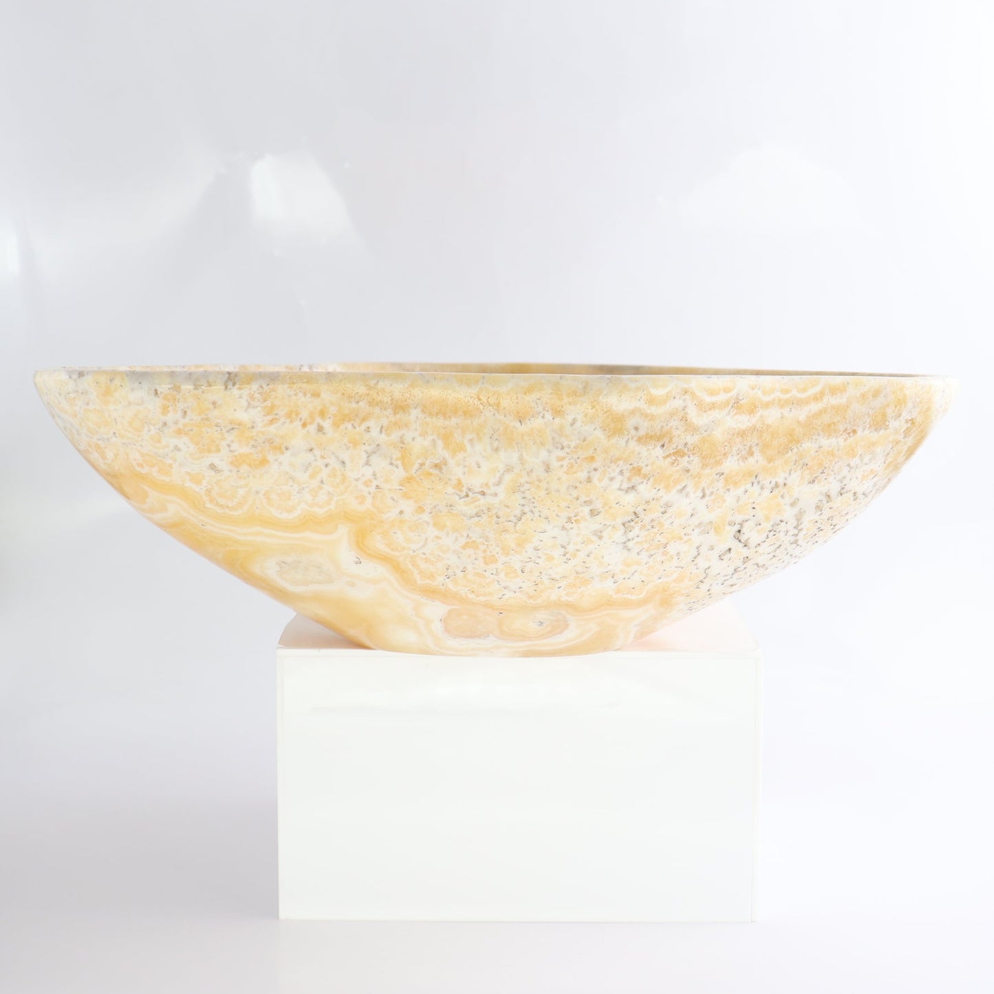 Mexican Onyx/Calcite Bowl 13"