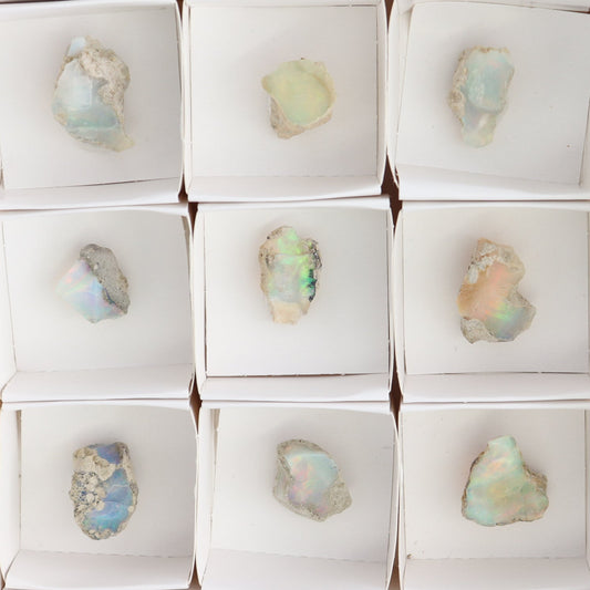 Ethiopian Opal Set of 9 - wholesale crystals