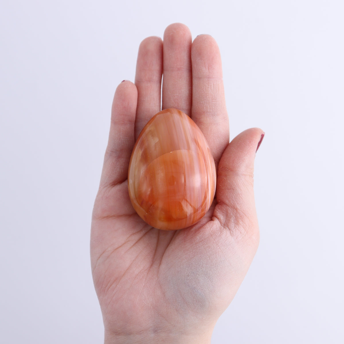 Carnelian Eggs Set of 12 | Mi Esperanza Minerals | Supplier of Crystals and Onyx